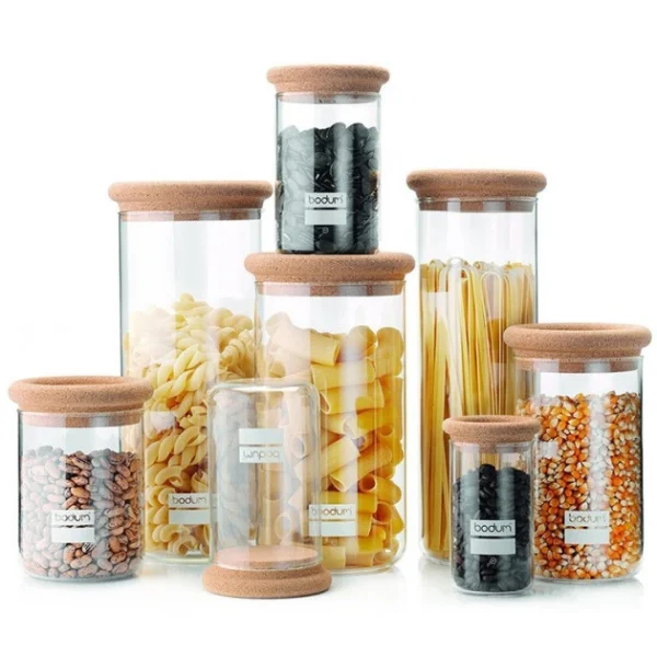 Bocal En Verre 0,6 L Bouchon En Liège Yohki Bodum boutique en ligne france 4