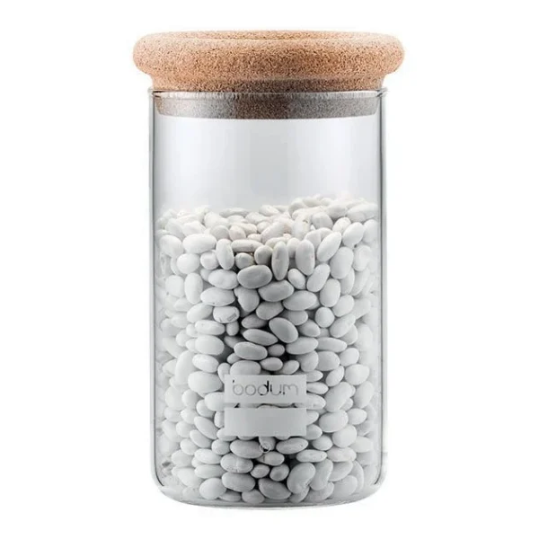 Bocal En Verre 1,0 L Bouchon En Liège Yohki Bodum grande promotion 1