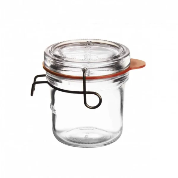 fashioniable Luigi Bormioli Bocal En Verre 20 Cl (x6) Lock Eat 1