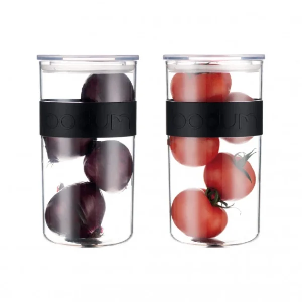 livraison la plus rapide Bocal Plastique 2 L Avec Couvercle (x2) PRESSO Bodum 4