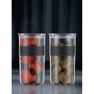 livraison la plus rapide Bocal Plastique 2 L Avec Couvercle (x2) PRESSO Bodum 14