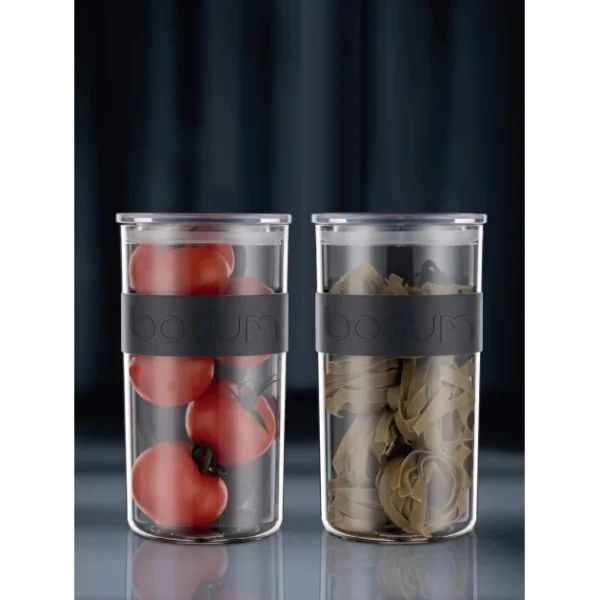 livraison la plus rapide Bocal Plastique 2 L Avec Couvercle (x2) PRESSO Bodum 5