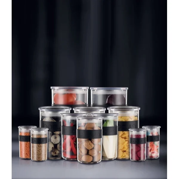 livraison la plus rapide Bocal Plastique 2 L Avec Couvercle (x2) PRESSO Bodum 7