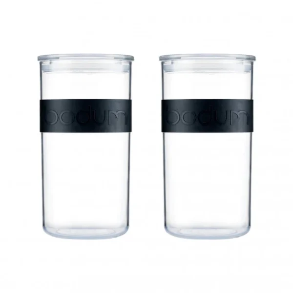 livraison la plus rapide Bocal Plastique 2 L Avec Couvercle (x2) PRESSO Bodum 1