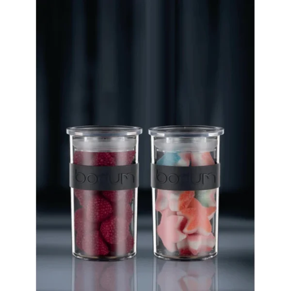 Bocal Plastique 250 Ml Avec Couvercle (x4) PRESSO Bodum Protections acheteurs 4