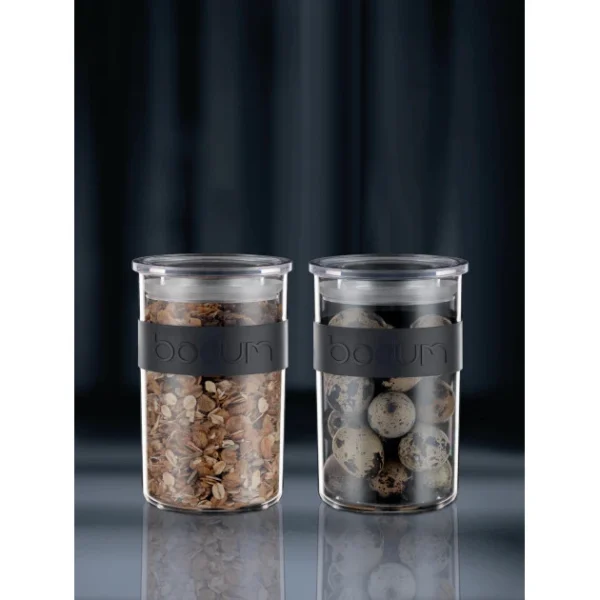 Bocal Plastique 600 Ml Avec Couvercle (x2) PRESSO Bodum mode pas cher 6