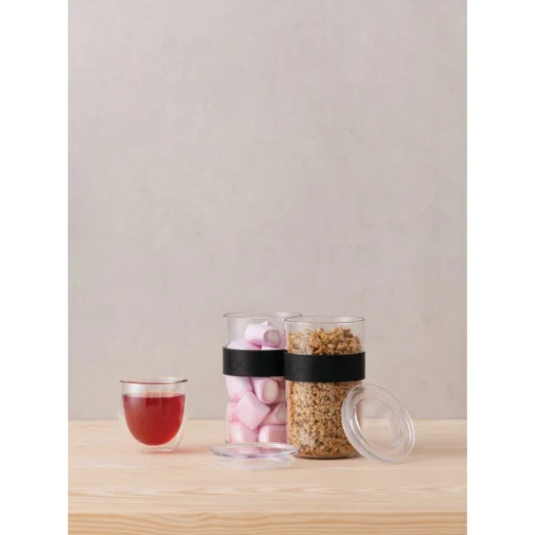 Bocal Plastique 600 Ml Avec Couvercle (x2) PRESSO Bodum mode pas cher 7