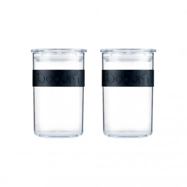 Bocal Plastique 600 Ml Avec Couvercle (x2) PRESSO Bodum mode pas cher 1