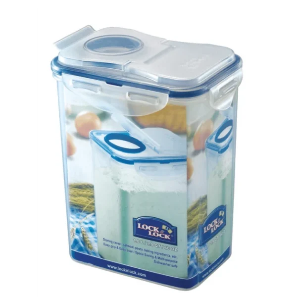 qualité supérieure Boîte à Farine 1.8 L Avec Couvercle Verseur Lock And Lock 1