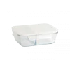 Boîte De Conservation En Verre Avec Compartiments Rectangle 950 Ml Pebbly bas prix 5