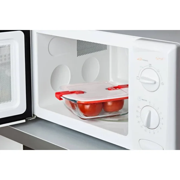 livraison la plus rapide Boîte De Conservation En Verre Carrée 25 X 22 Cm 2,2 L Cook & Heat Pyrex 4