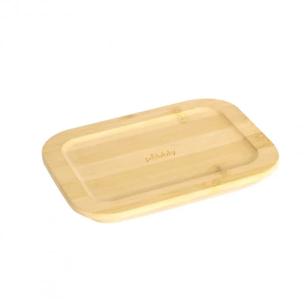 achat Boîte De Conservation En Verre Et Bambou Rectangle 640 Ml Pebbly 3