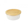 Boîte De Conservation En Verre Et Bambou Rond 620 Ml Pebbly marque pas cher 10