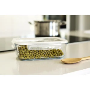 à prix d'occasion Boîte De Conservation En Verre Rectangle 1,5 L Pebbly 9