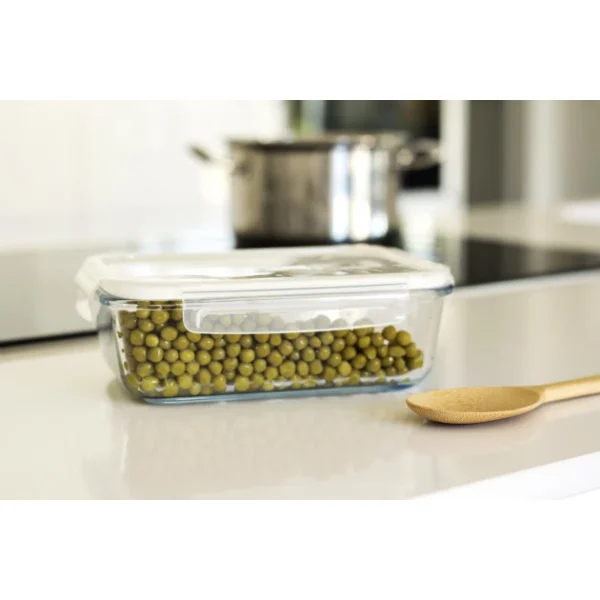 à prix d'occasion Boîte De Conservation En Verre Rectangle 1,5 L Pebbly 3