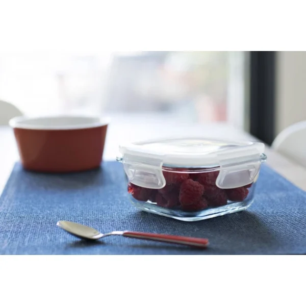 Satisfait ou Remboursé Boîte De Conservation En Verre Rectangle 400 Ml Pebbly 3