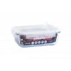 grande popularité Boîte De Conservation En Verre Rectangle 850 Ml Pebbly 5