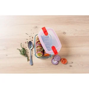 mode Boîte De Conservation En Verre Rectangulaire 23 X 15 Cm 1,1 L Cook & Heat Pyrex 9
