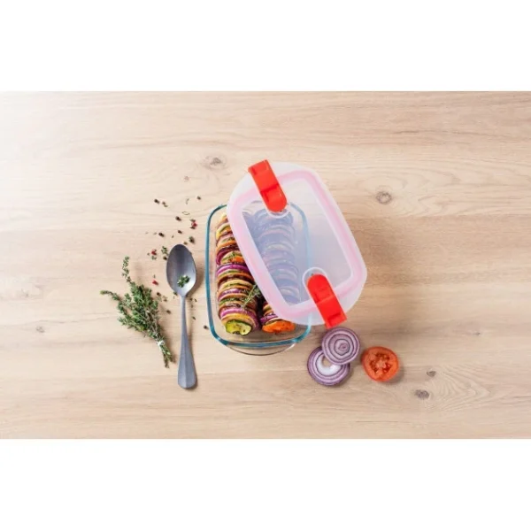 mode Boîte De Conservation En Verre Rectangulaire 23 X 15 Cm 1,1 L Cook & Heat Pyrex 4