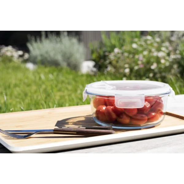 boutique pas cher Boîte De Conservation En Verre Rond 950 Ml Pebbly 3