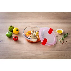 Boîte De Conservation En Verre Ronde 26 Cm 2,3 L Cook & Heat Pyrex qualité supérieure 9