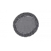 Couvercle Réutilisable XL Noir 100% Coton NUTS authentiques 10
