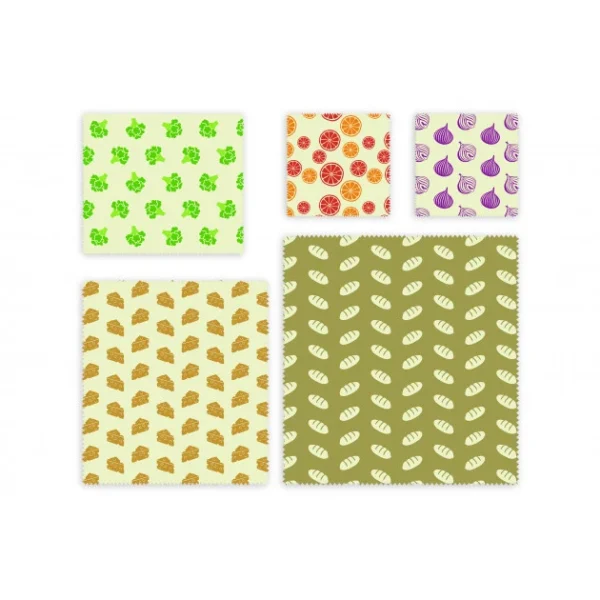Feuille Emballage Alimentaire Cire Abeille (x5) Nuts nouveau produit 1