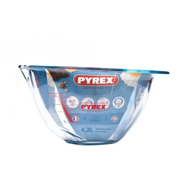 Jatte Graduée En Verre Ø30 Cm 4,2 L Expert Bowl Pyrex soldes pas cher 4