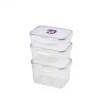 Lot 3 Boîtes De Conservation Rectangulaires Lock And Lock marque pas cher en ligne 8