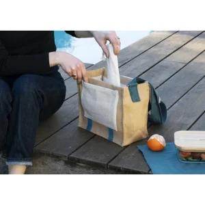 Les achats en ligne Lunch Bag à Bandoulière Avec Set De Table Pebbly 9