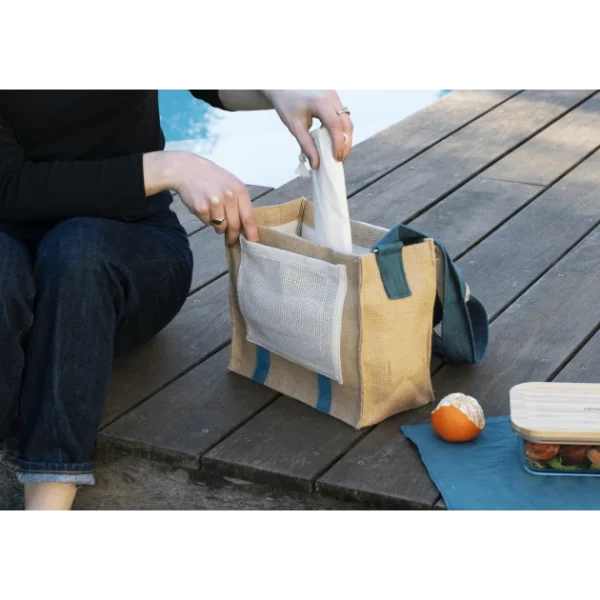 Les achats en ligne Lunch Bag à Bandoulière Avec Set De Table Pebbly 4
