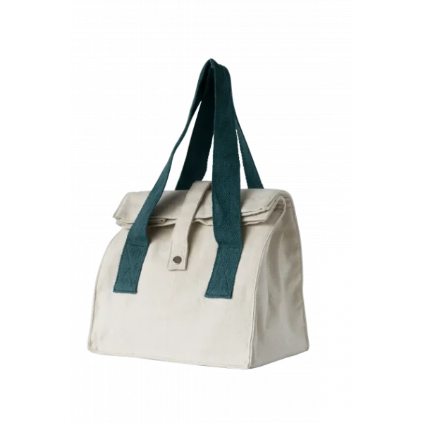 Lunch Bag Avec Anses Bleues 32 X 25 X 17 Cm Pebbly Nouvelle Collection 1