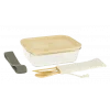 Lunch Box Verre Et Bambou Avec Couverts 1 L Pebbly excellents soldes 13