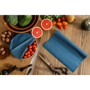Authentic Original licence Rouleau Emballage Alimentaire Cire Abeille Bleu Jeans 93 X 29 Cm Nuts 12