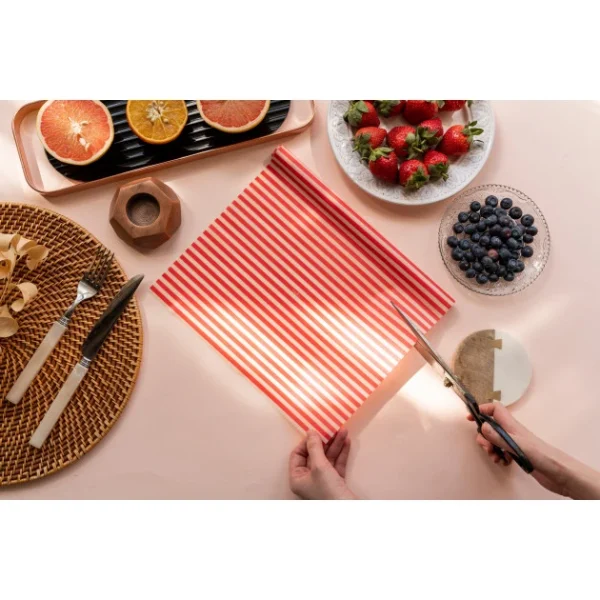 Rouleau Emballage Alimentaire Cire Abeille Rouge 90 X 30,5 Cm Nuts luxe soldes 3