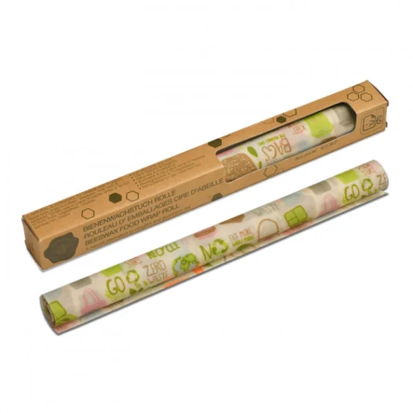 prix abordable Rouleau Emballage Alimentaire Cire Abeille Zéro Déchet 90 X 30,5 Cm Nuts 1