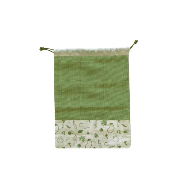Sac à Légumes Coton Bio Vert 30 X 40 Cm Pebbly prix le plus bas 1