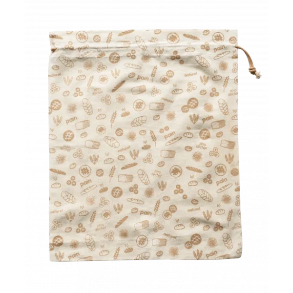 Boutique Sac à Vrac Coton Bio Brun 50 X 45 Cm Pebbly 1
