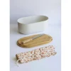 grossiste Set Boîte à Pain Métal Et Bambou 4 Pièces Pebbly 19