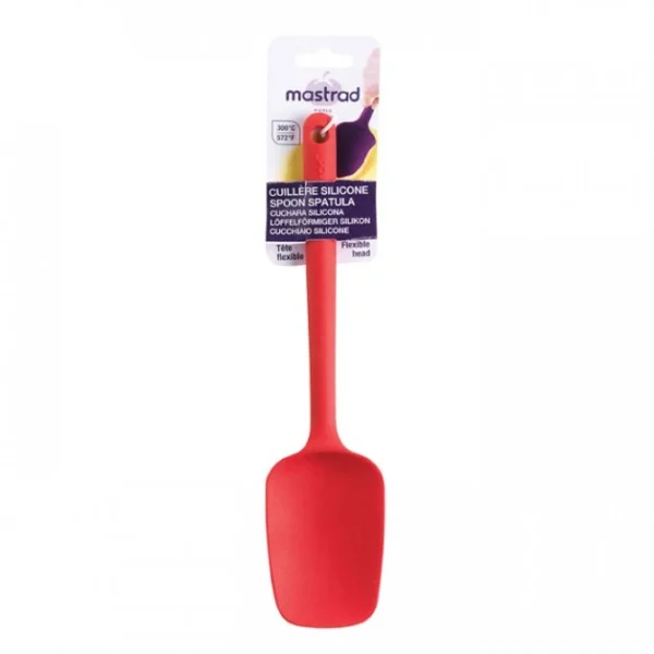 livraison la plus rapide Spatule Cuillère Silicone Rouge 27,5 Cm Mastrad 3