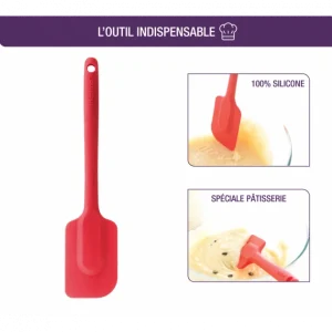 grossiste en ligne Spatule En Silicone Monobloc Noire Mastrad 7