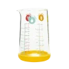 soldes officiel Verre Doseur En Verre Et Silicone 500 Ml Jaune Pebbly 7